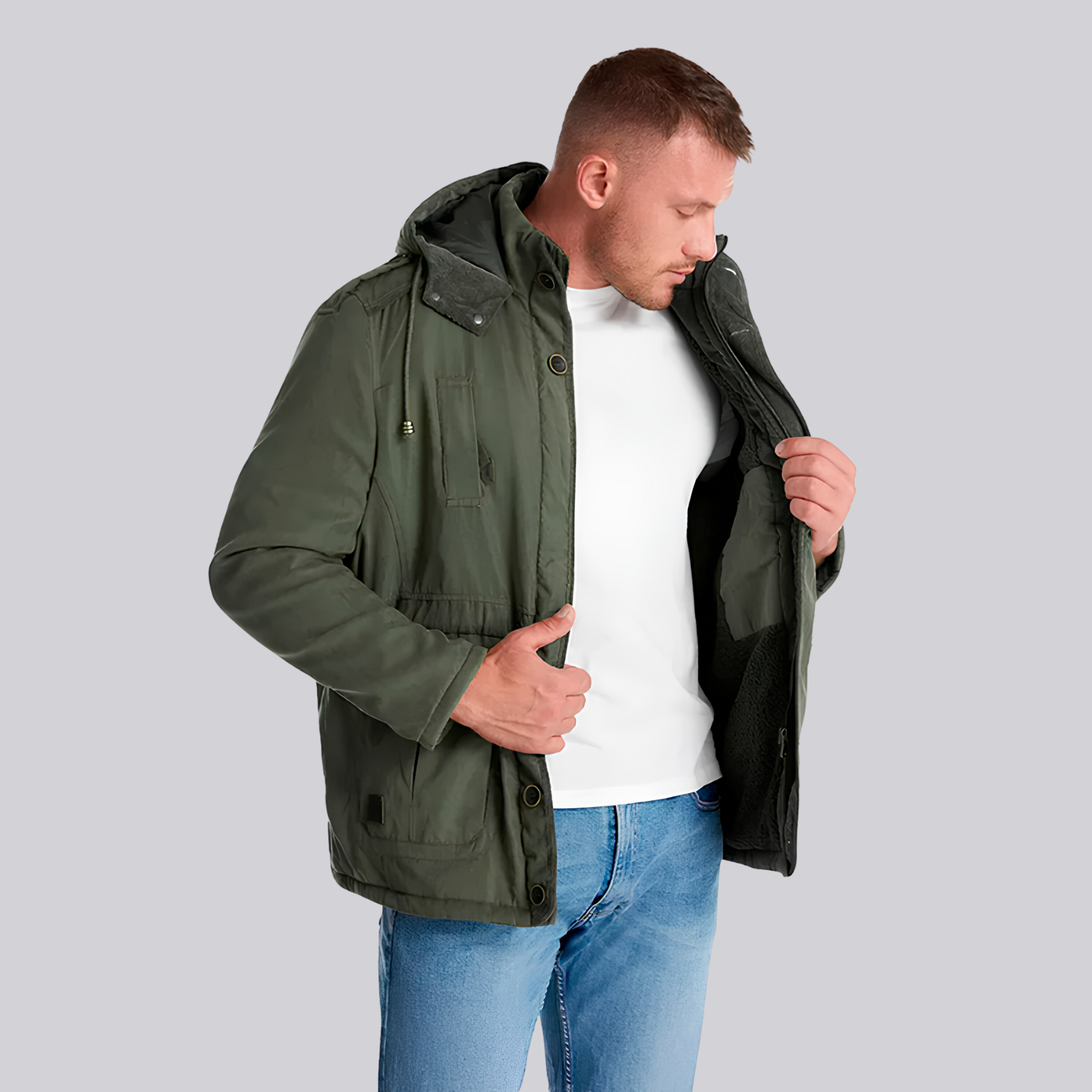 Jaqueta Parka Masculina Fostre