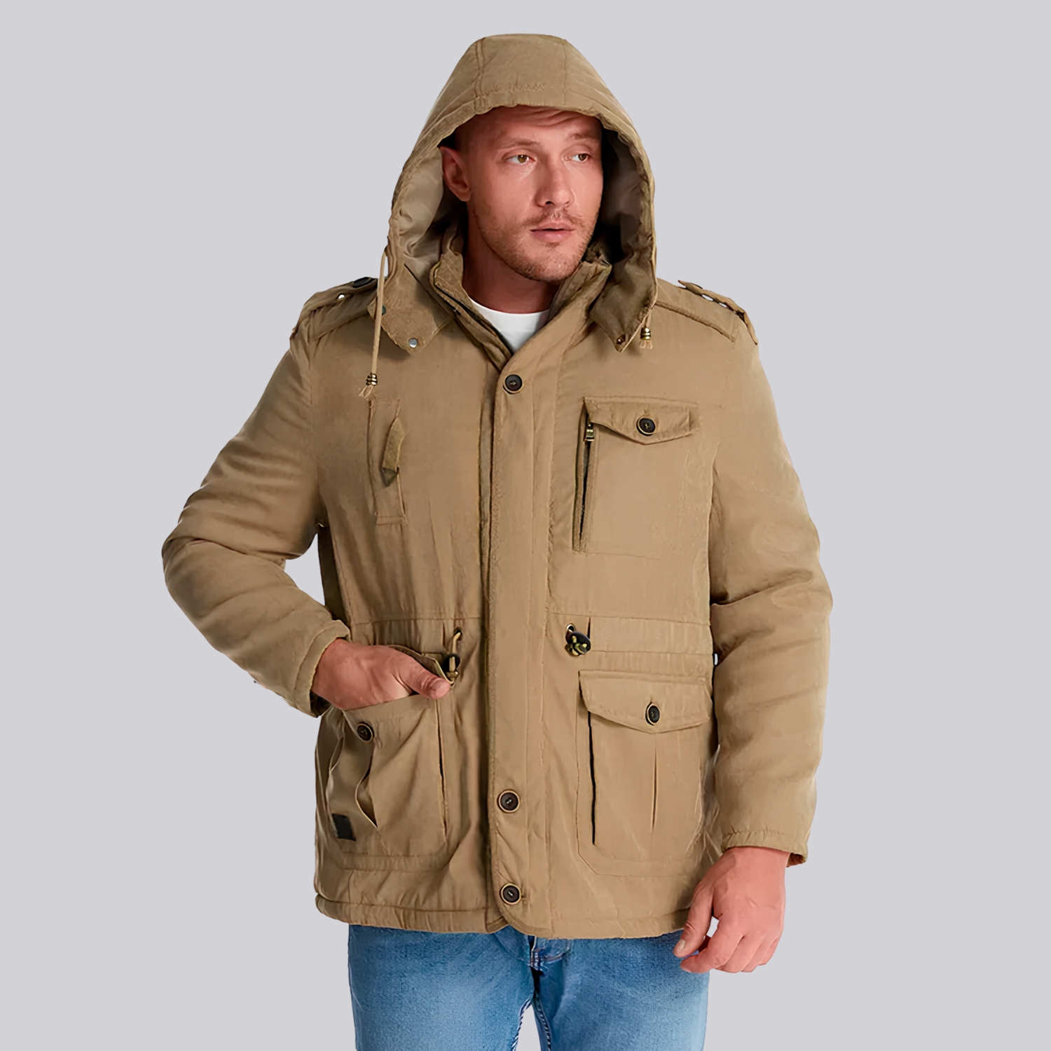 Jaqueta Parka Masculina Fostre