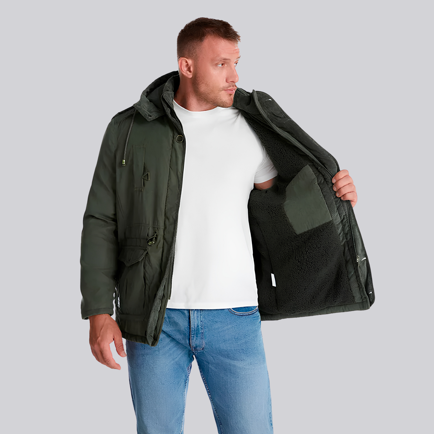Jaqueta Parka Masculina Fostre