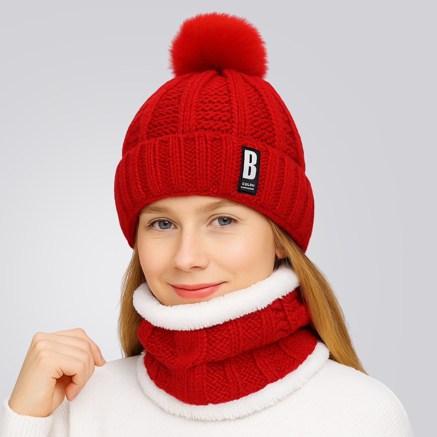 Gorro e Protetor de Pescoço Feminino Confort