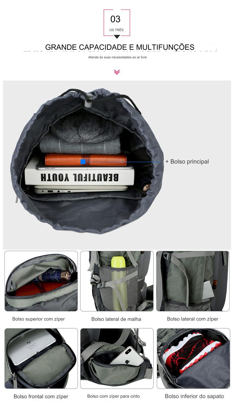 Mochila Cargueira Trekking All 75L