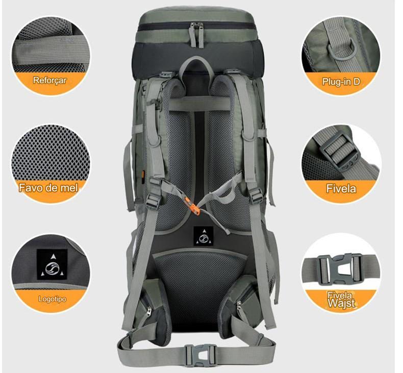 Mochila Cargueira Trekking All 75L