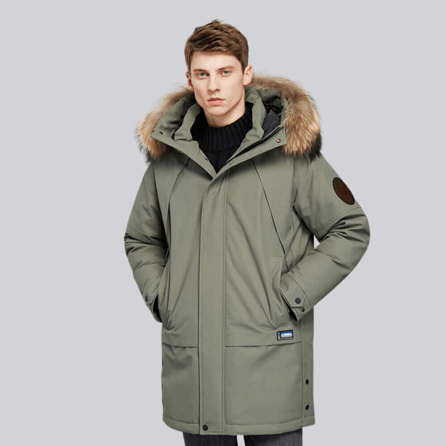 Jaqueta Parka Masculina Térmica Impermeável