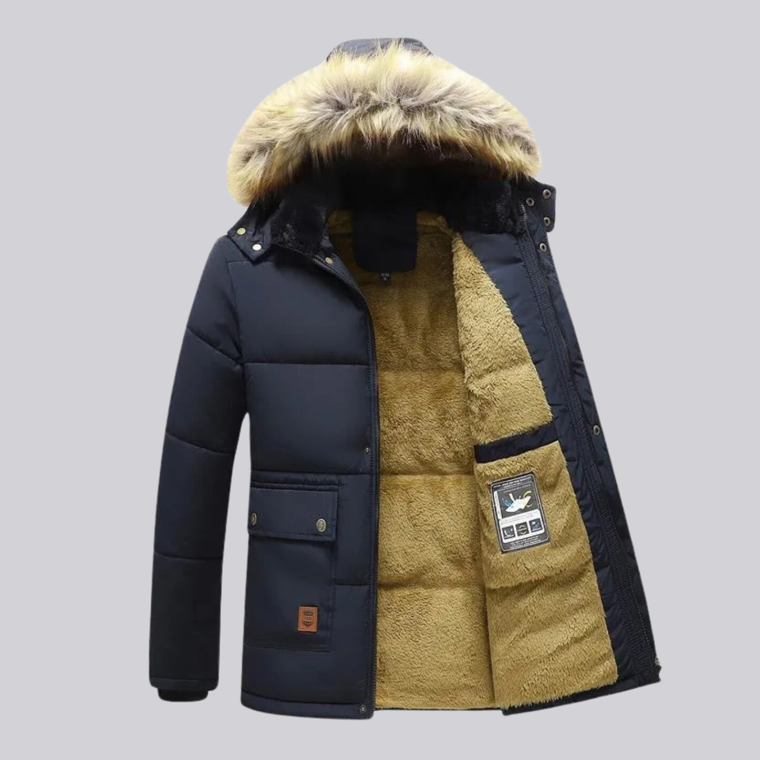 Jaqueta Parka Masculina Interior Lã Vie