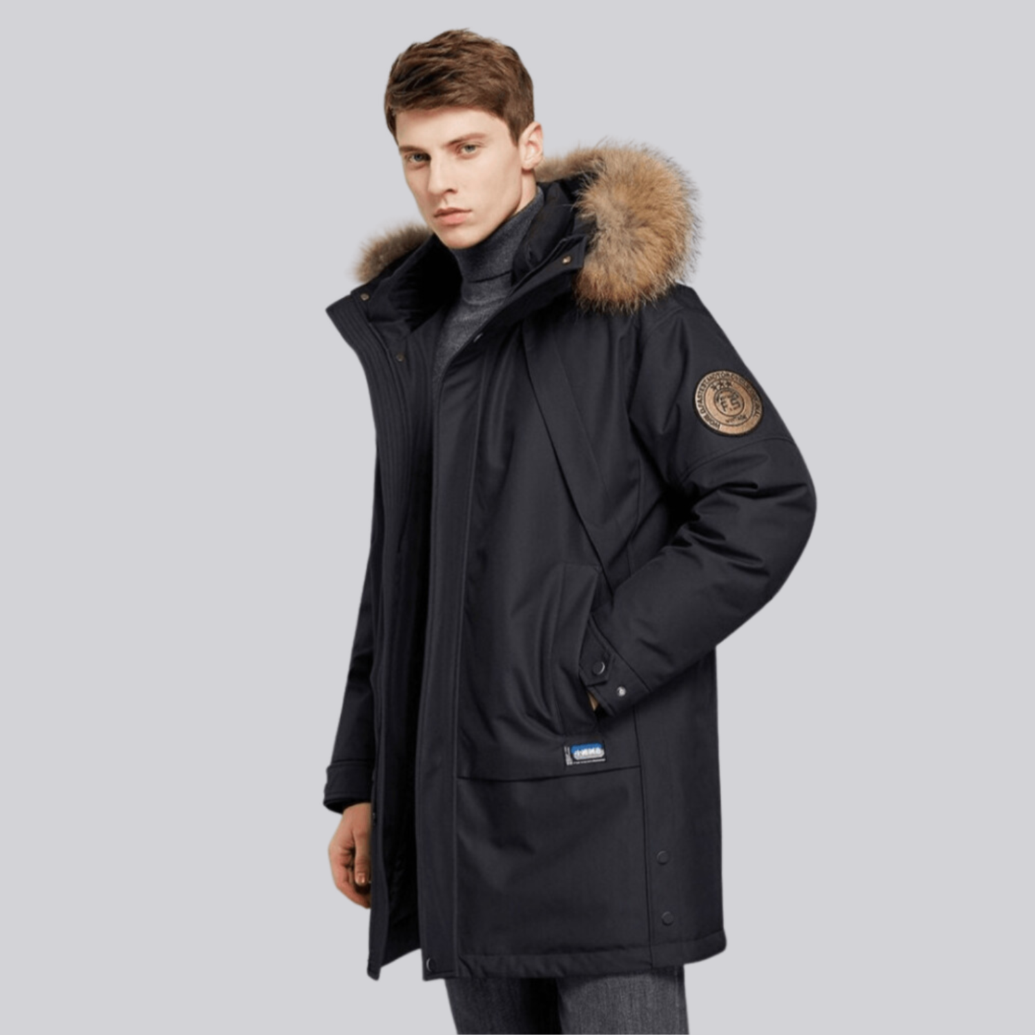 Jaqueta Parka Masculina Térmica Impermeável