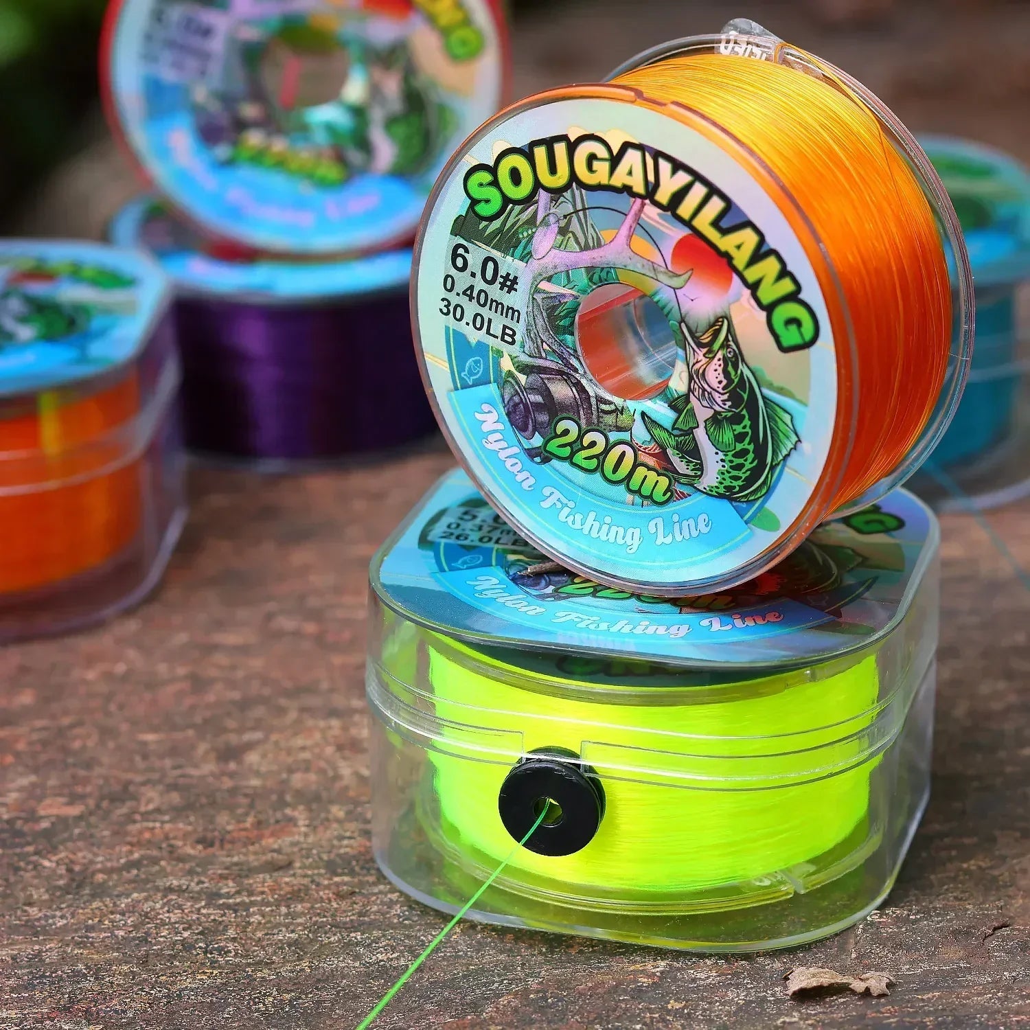 Linha Monofilamento Nylon Sougayilang 220M