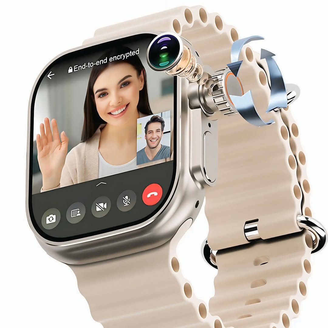 Smartwatch Ultra IA 3 - Faça Chamadas de Vídeo com sua Câmera