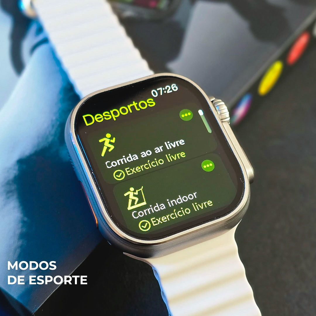 Smartwatch Ultra IA 3 - Faça Chamadas de Vídeo com sua Câmera