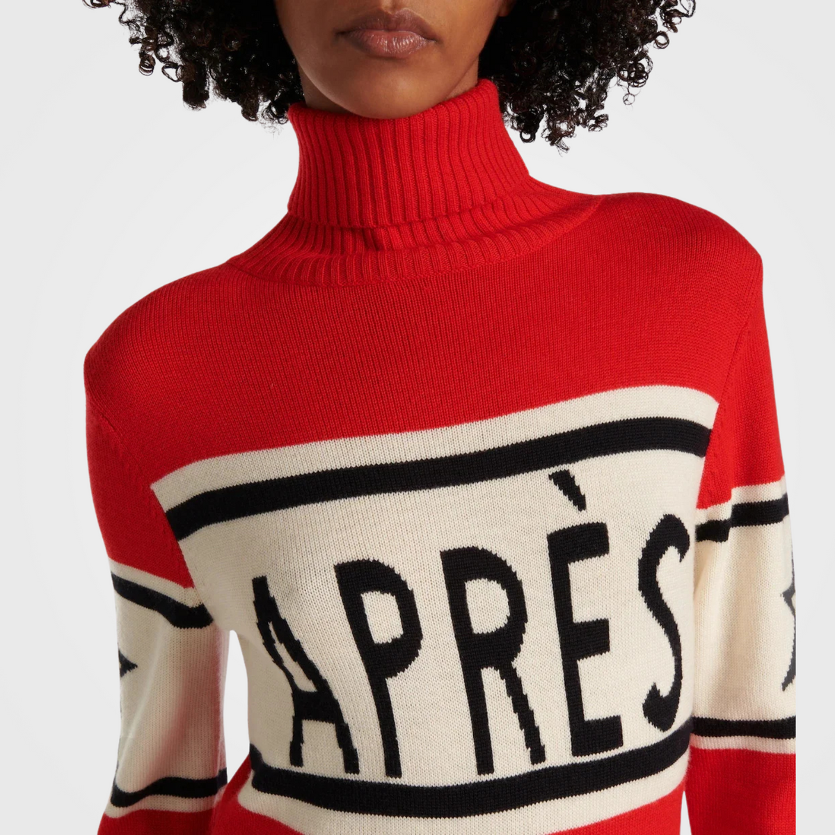 Blusa Suéter Feminino Gola Rolê Tricot Après Ski