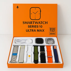 Smartwatch Série 10 Ultra Max 49mm + 7 Pulseiras de Brinde!