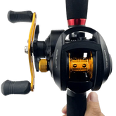 Carretilha de Pesca Ghotda GF2000 18 Rolamentos e Drag 8kg