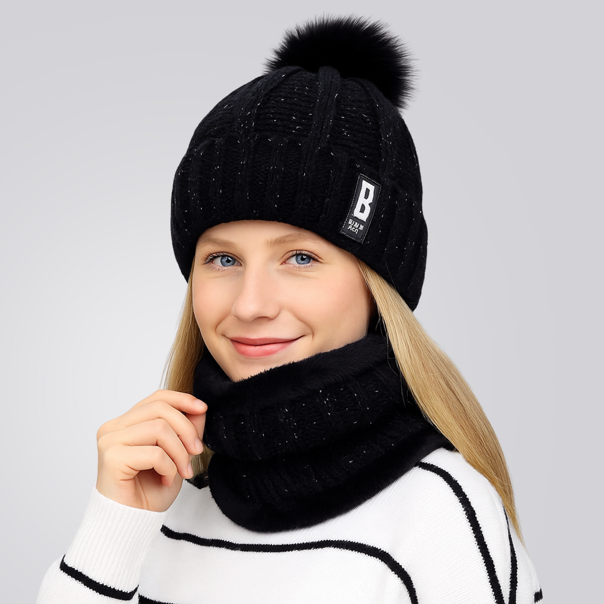 Gorro e Protetor de Pescoço Feminino Confort