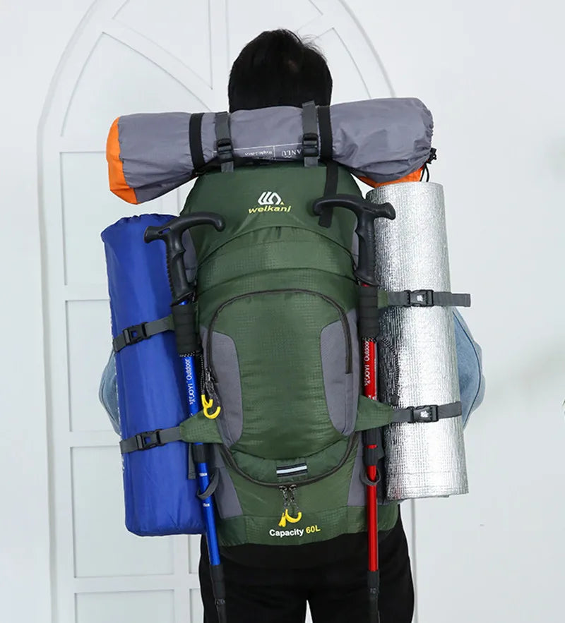 Mochila Cargueira Suporte de Alumínio Costas 60L