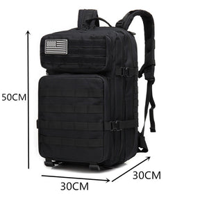 Mochila Tática Militar  Preta 50L